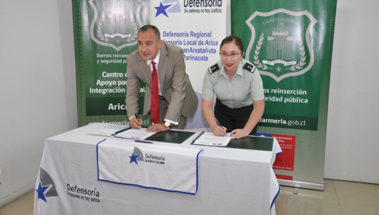 /defensoria-regional-y-gendarmeria-suscribieron-convenio-para-la-reinsercion