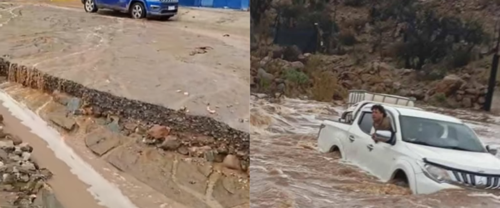 Sistema frontal azota el país: socavones, ríos desbordados y alerta roja en comunas